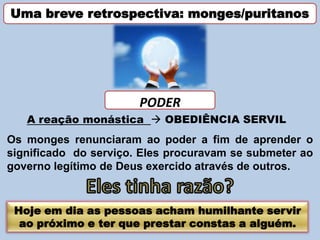 Por que tratar sobre dinheiro, sexo e poder?POR PELO MENOS 4 RAZÕES:1 – Estes assuntos estão inseparavelmente interligados (muitas conexões entre eles)2 – Os dias em que vivemos são extremamente maus (devemos mostrar o ponto de vista cristão)3 – O verdadeiro despertamento espiritual passa pelo entendimento bíblico sobre estes assuntos4 – A Bíblia não é omissa em relação a estes assuntos (Deus tem muito a nos ensinar)