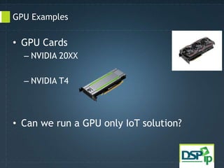 IoT consideration selection