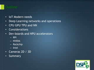 IoT consideration selection