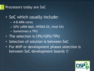 IoT consideration selection