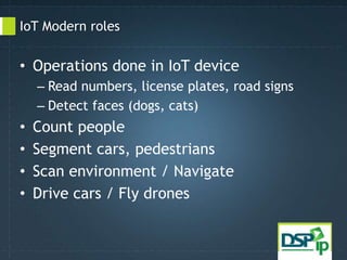 IoT consideration selection
