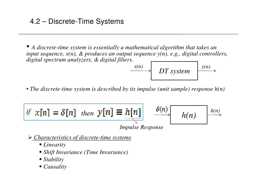 Dsp U Lec04 Discrete Time Signals & Systems