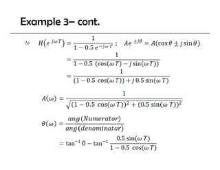 Example 3– cont.
 b)
 