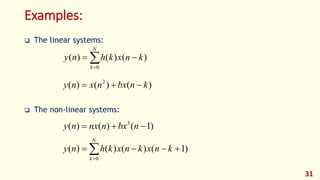 Linear System Properties For Discrete System.pdf DSP_2018_FOEHU - Lec 03 - Discrete-Time Signals and Systems | PDF