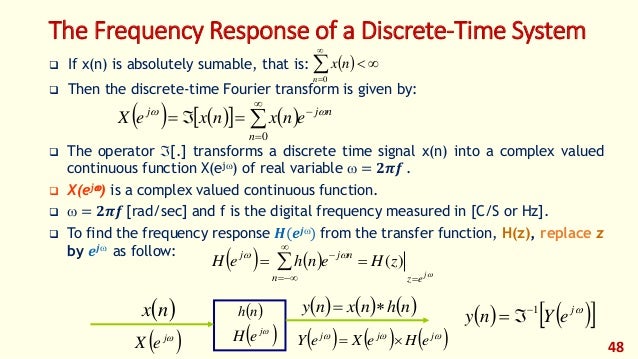 Dsp 18 Foehu Lec 04 The Z Transform