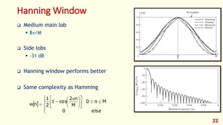DSP_2018_FOEHU - Lec 06 - FIR Filter Design | PDF