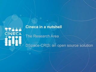 DSpace-CRIS_An open source solution for Research_EDU15 Slide 3
