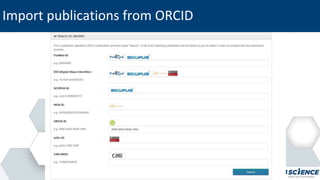 Import publications from ORCID
 