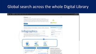 Infographics
Global search across the whole Digital Library
 