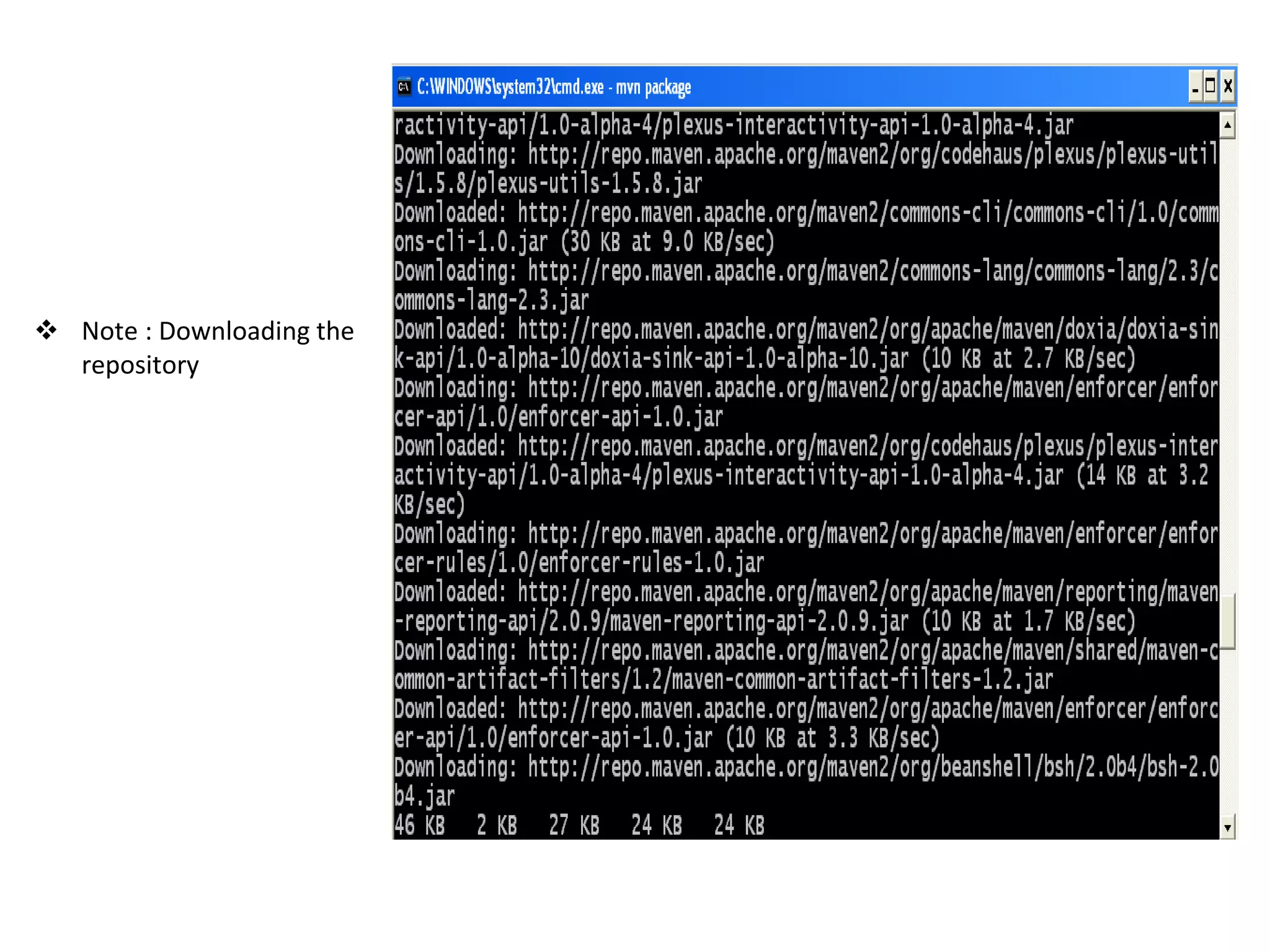  Note : Downloading the
repository
 
