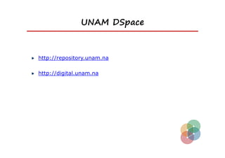 UNAM DSpace



http://repository.unam.na

http://digital.unam.na
 