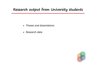 Research output from University students



       Theses and dissertations

       Research data
 