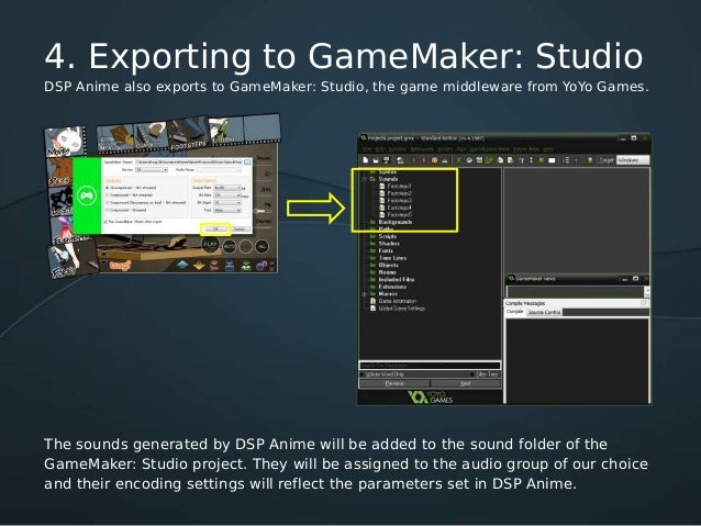 DSP Anime export to Unity and other middleware