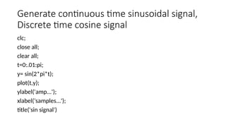 DSP_EXP. digital signal processing pptx | PPT