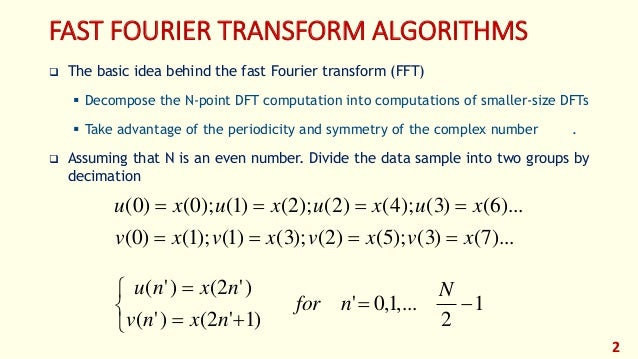 Fast Fourier Transform Formula – HWHPCJ
