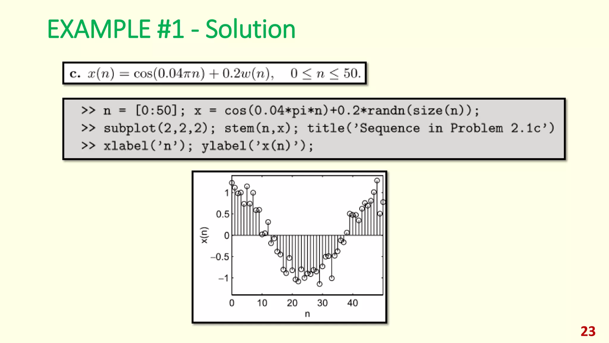 DSP_FOEHU - MATLAB 01 - Discrete Time Signals and Systems | PDF