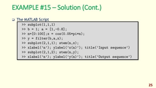 DSP_FOEHU - MATLAB 02 - The Discrete-time Fourier Analysis