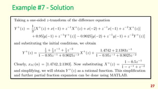 Example #7 - Solution
27
 