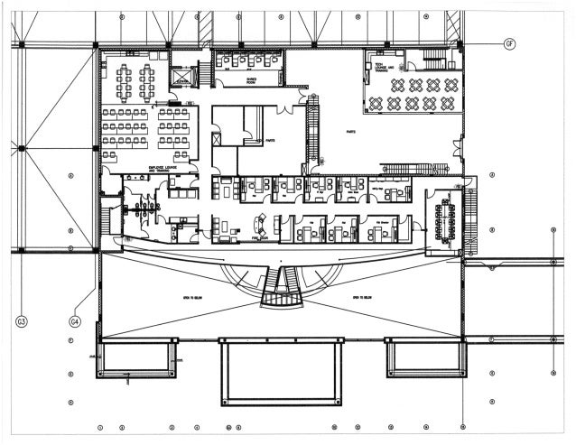 Second Floor Furniture Plan for Fort Myers Toyota in Fort