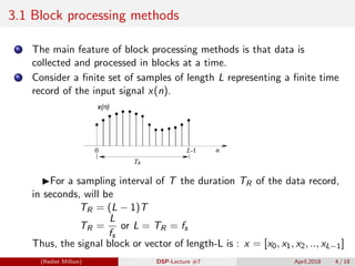 Digital Signal Processing[ECEG-3171]-Ch1_L07 | PDF