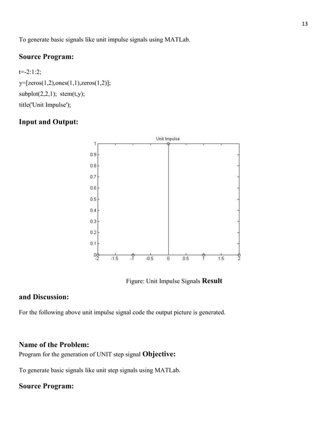 Digital signal Processing all matlab code with Lab report