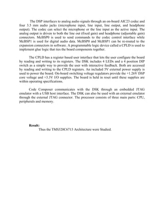 DSP lab manual | PDF