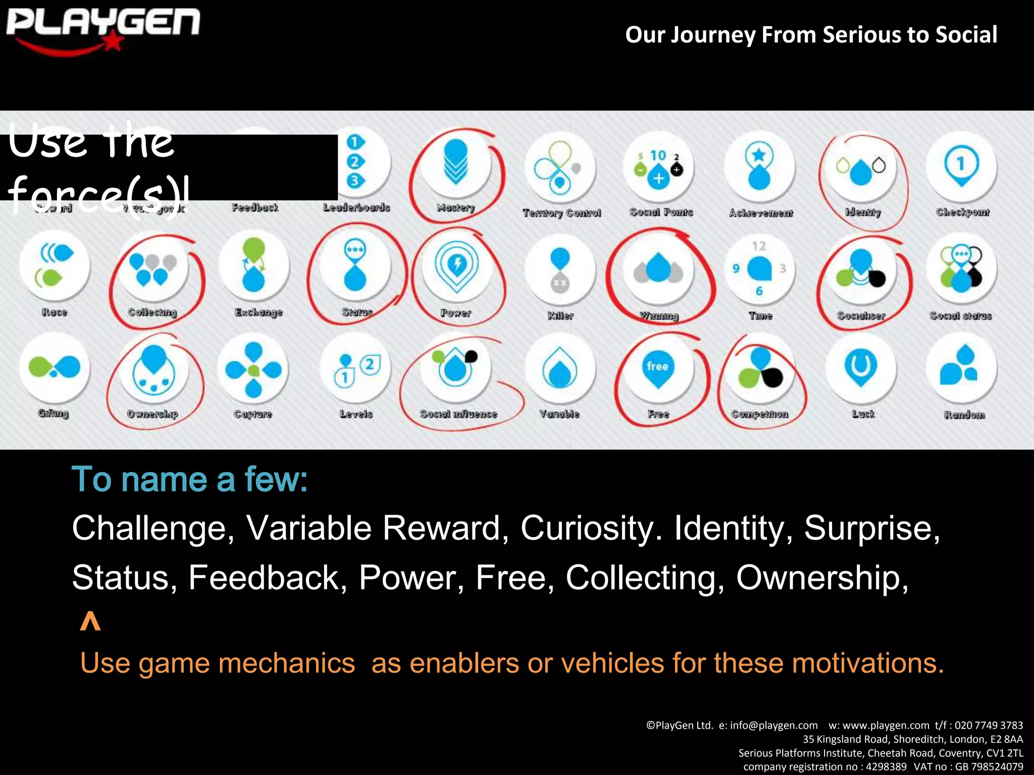 What We Did: Serious?     We have been building serious games for over 10 years.We enable “ENGAGEMENT” not “FUN”.Fun is an added product which emerges once the users is playing the game instead of working, training or in the classroom. <>It’s a change from the usual activity they are used to.