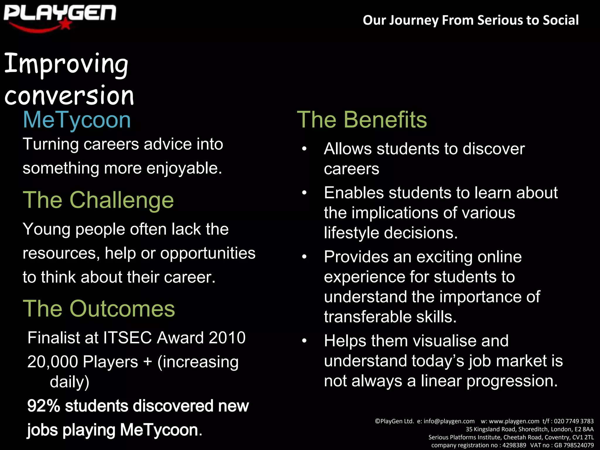 This is Psychology=A deeper understanding in how we can use psychological theories with gaming mechanisms in order to motivate human behaviour. Gamification^10% Game Design90% Psychology