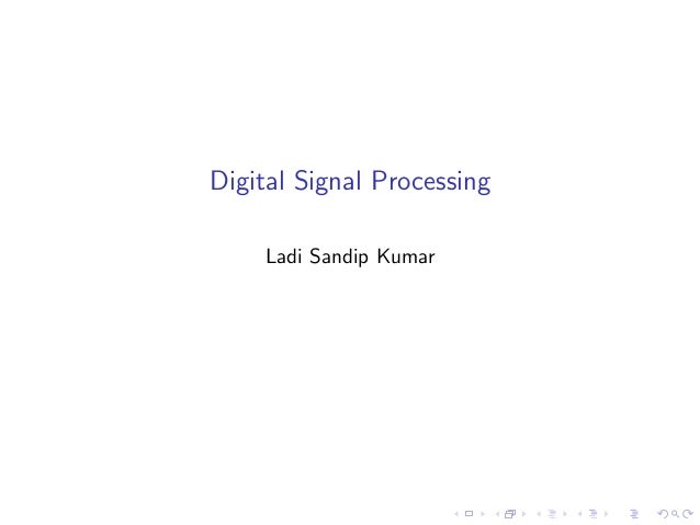 Digital Signal Processing 2 digital signal processing 1 638