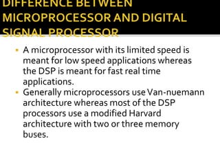 presentation on digital signal processing | PPTX