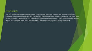 Dsp presentation | PPTX