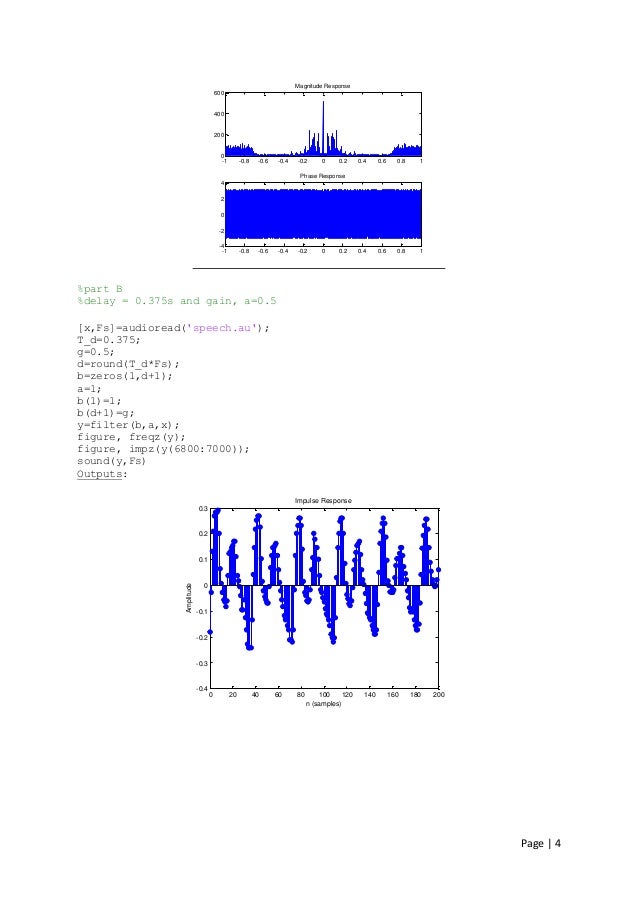 Audio Signal Processing