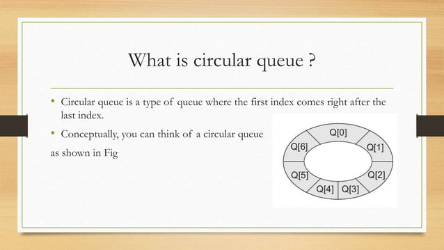 Circular Queue data structure | PPTX