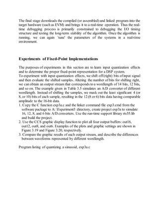 Real time signal processing | DOCX