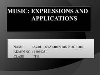 NAME      : AZRUL SYAKIRIN BIN NOORDIN
ADMIN NO. : 1106925I
CLASS      : T11
 