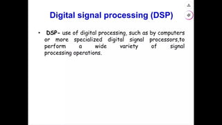 Signal Processing Engineer Entry Level Fundamentals and Applications of Signal Processing in Engineering | PPTX