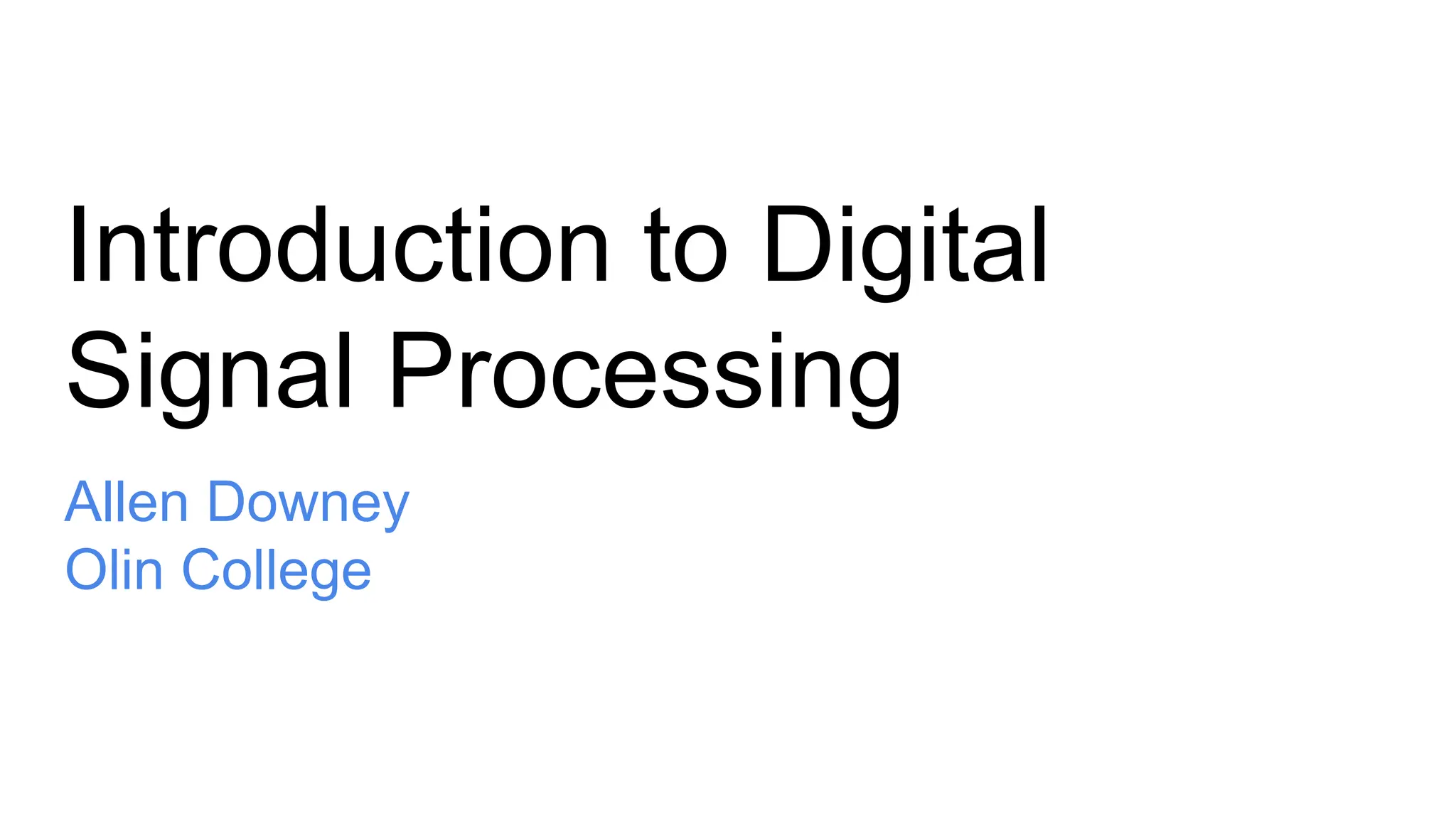 Digital Signal Processing Tutorial Using Python | PPT