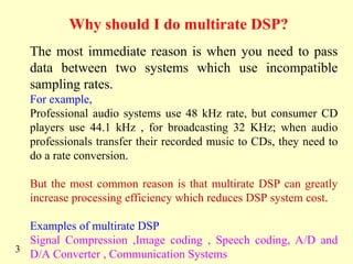 Incompatible Signal Comprehensive Overview of Multirate Digital Signal Processing ...