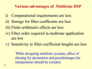 Comprehensive Overview of Multirate Digital Signal Processing ...