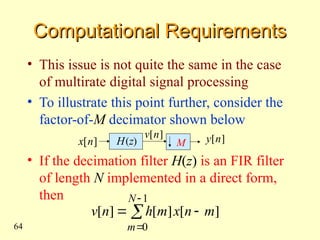 DSP Unit-VI MULTI RATE ADASDASDASDASDADADA | PPT