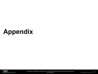 Appendix
FOR [DSP] – ISSUED UPON REQUEST, NOT FOR FURTHER DISTRIBUTION (PLEASE READ IMPORTANT
DISCLOSURES)
.
28
AEH0123E/M-2681707-28/38
CBDH0223A/S-2735014-27/34
 