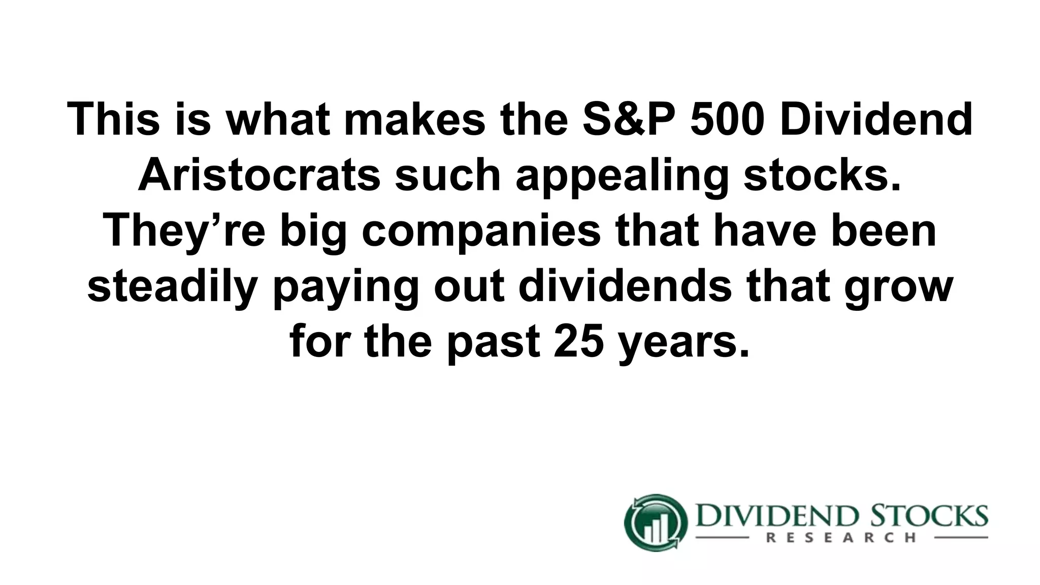 Dividend Aristocrats On Sale