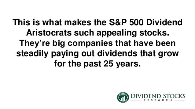 Dividend Aristocrats On Sale