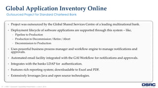 DSRC Corporate Capabilities Presentation | PDF