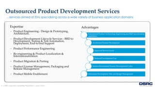 DSRC Corporate Capabilities Presentation | PDF