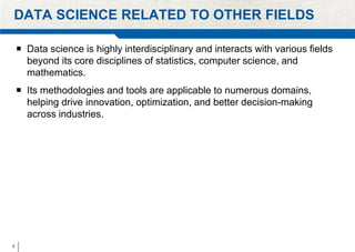 Data science enables analysis of vast amounts of health data, including ...