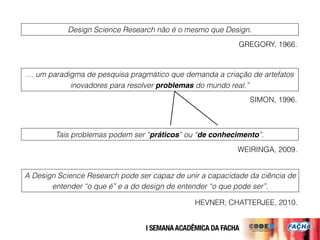 Design Science Research e Design Thinking | PDF