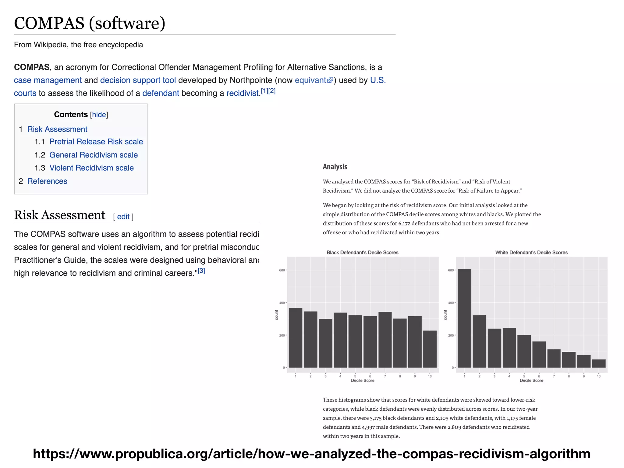 https://www.propublica.org/article/how-we-analyzed-the-compas-recidivism-algorithm
 