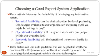 Comprehensive Overview of Expert Systems in Artificial Intelligence | PPTX