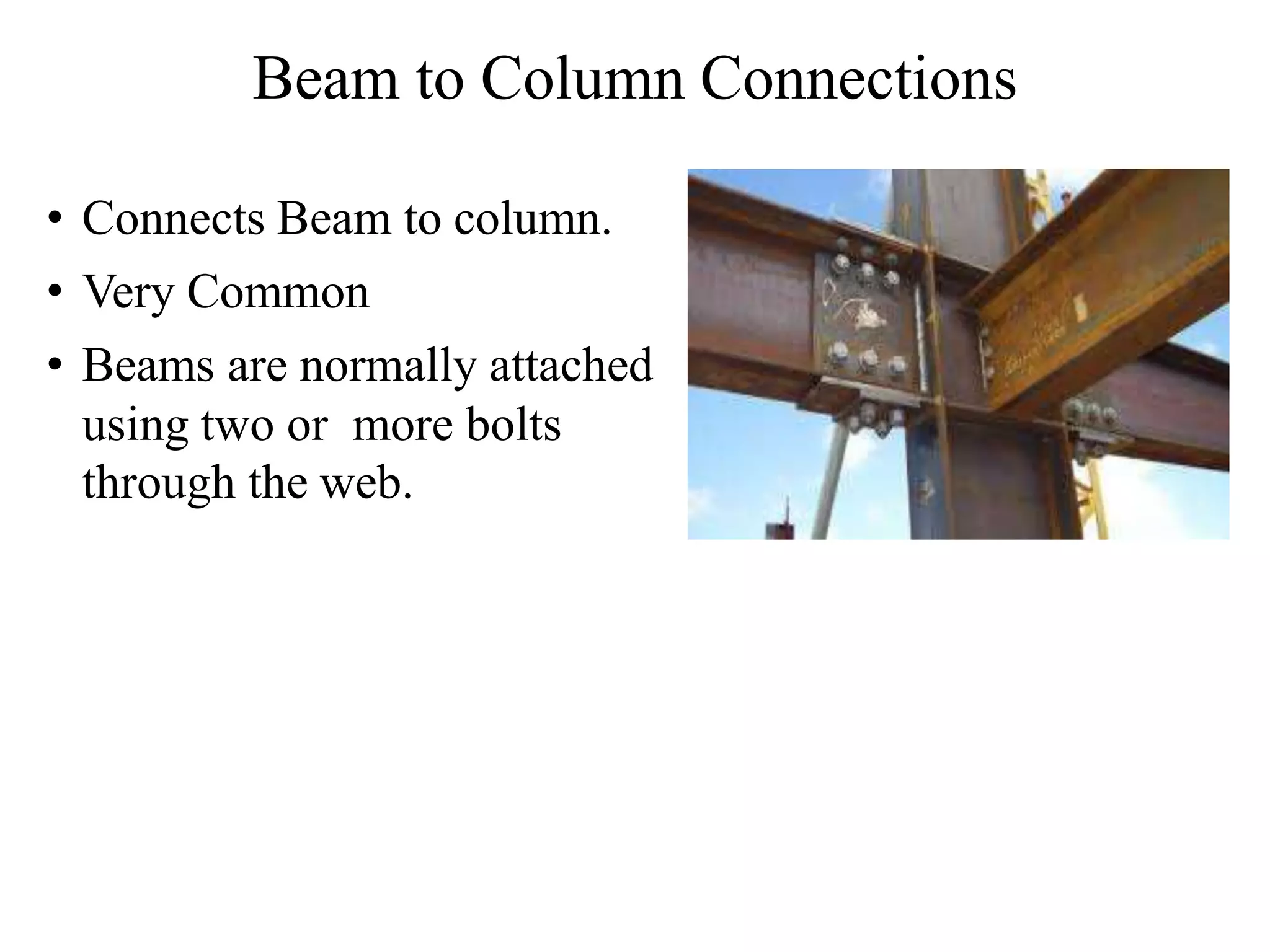 DESIGN OF CONNECTIONS IN STEEL STRUCTURE | PPTX